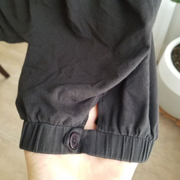 Theory gaucho parachute crop pants black size small petite - Picture 8 of 12